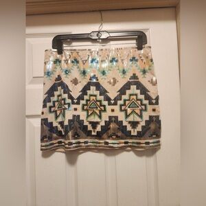 Express sequin skirt